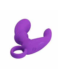 Фиолетовый вибромассажёр для массажа простаты Cayla - 11,2 см. - Baile - в Красногорске купить с доставкой