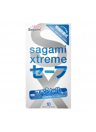 Презервативы Sagami Xtreme Ultrasafe с двойным количеством смазки - 10 шт. - Sagami - купить с доставкой в Красногорске