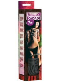 Чёрная веревка для связывания - 700 см. - Orion - купить с доставкой в Красногорске