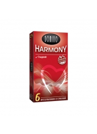 Гладкие презервативы Domino Harmony - 6 шт. - Domino - купить с доставкой в Красногорске