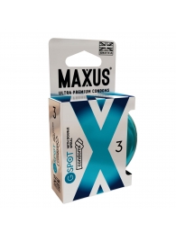 Презервативы Maxus G spot с двойной спиралью - 3 шт. - Maxus - купить с доставкой в Красногорске