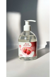 Лубрикант на водной основе Love Protection Raspberry с ароматом малины - 300 мл. - Lola Games - купить с доставкой в Красногорске
