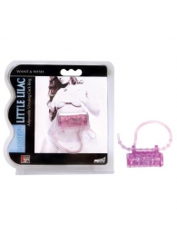 Эрекционное кольцо с вибратором LITTLE LILAC - Dream Toys - в Красногорске купить с доставкой