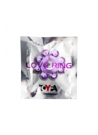 Мягкая фиолетовая гелевая насадка - Toyfa Basic - в Красногорске купить с доставкой