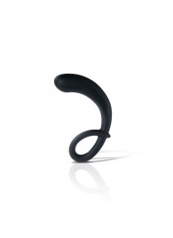 Черный массажер простаты Curving Curt - 13 см. - MyStim - купить с доставкой в Красногорске