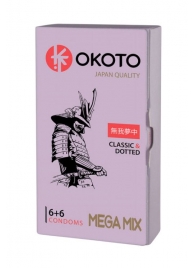 Презервативы OKOTO Mega Mix - 12 шт. - Sitabella - купить с доставкой в Красногорске