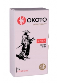 Тонкие презервативы OKOTO Ultra Thin - 12 шт. - Sitabella - купить с доставкой в Красногорске