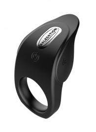 Черное эрекционное виброкольцо Vibro Lust Ring - MALESATION - в Красногорске купить с доставкой