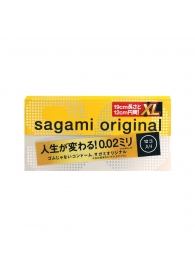 Презервативы увеличенного размера Sagami Original 0.02 XL-size - 12 шт. - Sagami - купить с доставкой в Красногорске