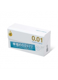 Увлажнённые презервативы Sagami Original 0.01 Extra Lub - 12 шт. - Sagami - купить с доставкой в Красногорске
