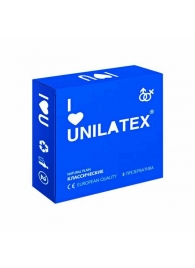 Классические презервативы Unilatex Natural Plain - 3 шт. - Unilatex - купить с доставкой в Красногорске