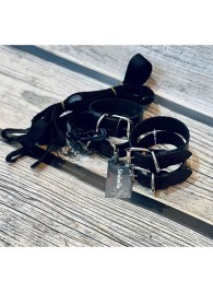 Черный комплект для растяжки на кровати «Новичок» - Sitabella - купить с доставкой в Красногорске