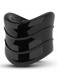 Черное эрекционное кольцо на мошонку Beef Ball Stretcher Snug X Long - Blush Novelties - в Красногорске купить с доставкой