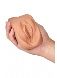 Маструбатор-вагина с вибрацией Soft   Wet Renata Realistic Tan Masturbator - Blush Novelties - в Красногорске купить с доставкой