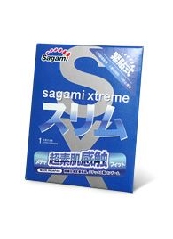 Презерватив Sagami Xtreme FEEL FIT 3D - 1 шт. - Sagami - купить с доставкой в Красногорске
