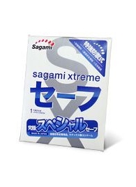 Презерватив Sagami Xtreme Ultrasafe с двойным количеством смазки - 1 шт. - Sagami - купить с доставкой в Красногорске