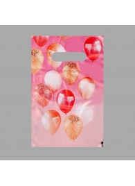 Пакет «Праздничные шары» с вырубной ручкой (20х30 см) - UPAK LAND - купить с доставкой в Красногорске