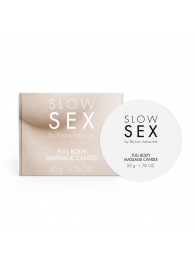 Массажная свеча для всего тела Slow Sex - 50 гр. - Bijoux Indiscrets - купить с доставкой в Красногорске