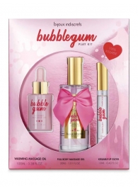 Набор средств для массажа и ласк Bubblegum Play Kit - Bijoux Indiscrets - купить с доставкой в Красногорске