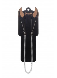 Зажимы на соски «Вилки» на цепочке - Pecado - купить с доставкой в Красногорске