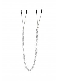 Зажимы на соски «Вилки» на цепочке - Pecado - купить с доставкой в Красногорске