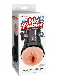 Мастурбатор-вагина в колбе Super Luscious Lips - Pipedream - в Красногорске купить с доставкой