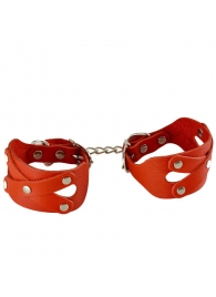 Красные наручники «Цезарь» - Sitabella - купить с доставкой в Красногорске