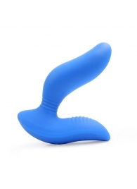 Синий вибромассажер простаты 3,5’’ Curve P-spot Massager - 12 см. - Erokay - в Красногорске купить с доставкой