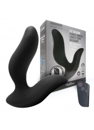 Черный вибромассажер простаты 3,5’’ Remote Control Curve P-spot Massager - 12 см. - Erokay - в Красногорске купить с доставкой