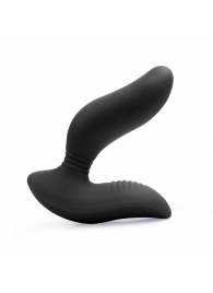 Черный вибромассажер простаты 3,5’’ Curve P-spot Massager - 12 см. - Erokay - в Красногорске купить с доставкой