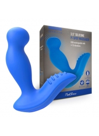 Синий вибромассажер простаты 3,5’’ P-spot Massager - 12,5 см. - Erokay - в Красногорске купить с доставкой