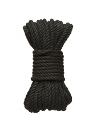 Черная верёвка для связывания и фиксации Bind Tie - 9,14 м. - Doc Johnson - купить с доставкой в Красногорске