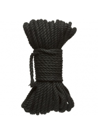 Черная верёвка для связывания и фиксации Bind Tie - 15,24 м. - Doc Johnson - купить с доставкой в Красногорске