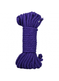 Фиолетовая верёвка для связывания и фиксации Bind Tie - 9,14 м. - Doc Johnson - купить с доставкой в Красногорске