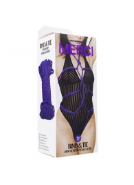 Фиолетовая верёвка для связывания и фиксации Bind Tie - 15,24 м. - Doc Johnson - купить с доставкой в Красногорске