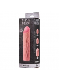 Фаллоудлинитель SUPER HERO Bersek - 19,5 см. - Lola Games - в Красногорске купить с доставкой