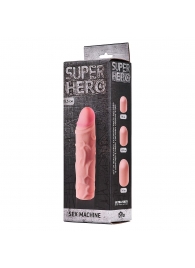 Фаллоудлинитель SUPER HERO Sex Machine - 15,5 см. - Lola Games - в Красногорске купить с доставкой