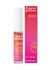 Возбуждающий блеск для губ Love Potion - 8 мл. - Love to Love - купить с доставкой в Красногорске