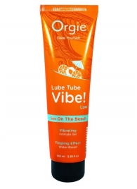 Гель с эффектом вибрации Lube Tube Vibe Low Sex On The Beach - 100 мл. - ORGIE - купить с доставкой в Красногорске