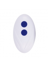 Синее эрекционное виброкольцо с клиторальной подушечкой и пультом ДУ Adjustable Fun Ring - Zero Tolerance - в Красногорске купить с доставкой