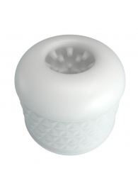 Белый сквозной мастурбатор Crystle - Baile - в Красногорске купить с доставкой