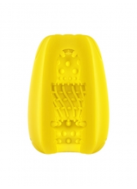 Желтый мастурбатор-яйцо Bisedze - LoveStore - в Красногорске купить с доставкой