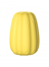 Желтый мастурбатор-яйцо Bisedze - LoveStore - в Красногорске купить с доставкой