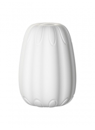 Белый мастурбатор-яйцо Bisedze - LoveStore - в Красногорске купить с доставкой