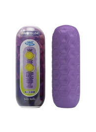 Фиолетовый мастурбатор Venus-X Twin balls - Baile - в Красногорске купить с доставкой