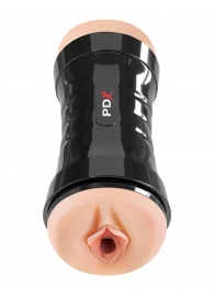 Двусторонний мастурбатор в колбе Super Flip-A-Pussy Over - Pipedream - в Красногорске купить с доставкой