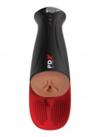 Мастурбатор-вагина в колбе с вибрацией Fuck-O-Matic Pro XL - Pipedream - в Красногорске купить с доставкой