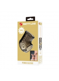 Дымчатая насадка на пенис и мошонку - Baile - в Красногорске купить с доставкой