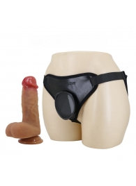 Страпон с универсальным поясом Fogg - 17,5 см. - Baile - купить с доставкой в Красногорске