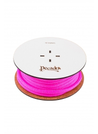 Розовая веревка для шибари на катушке - 10 м. - Pecado - купить с доставкой в Красногорске